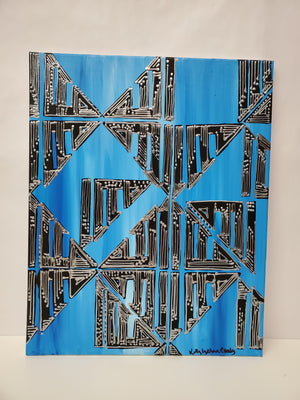 Dhikr Allah (Remembrance of God) 16 x 20 inches
