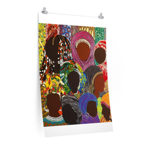 African Muslima Queens Print