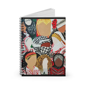 Palstinian Women: Spiral Notebook - Ruled Line